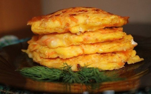 Морковные оладьи