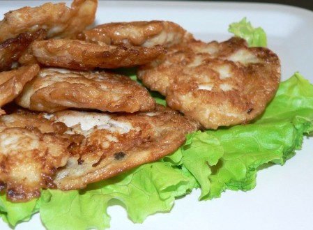 Оладьи из куриной грудки