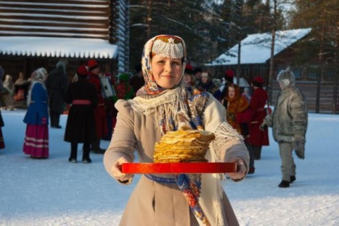 масленичные гулянья с блинами