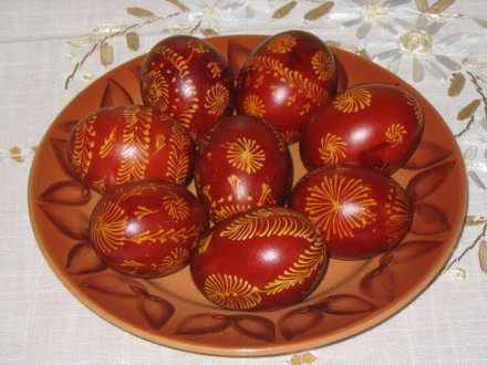 натуральные красители для яиц