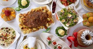 Пасхальный праздничный стол