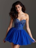 Синее платье