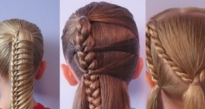 стильные прически для девочкек