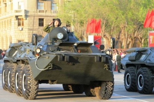митинг 9 мая, танки