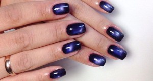 маникюр «Кошачий глаз»